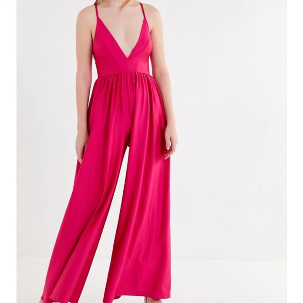 Wide leg jumpsuit